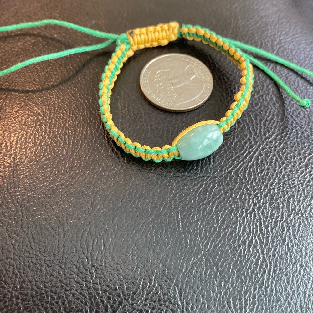 Jade Bracelet Adjustable - image 3